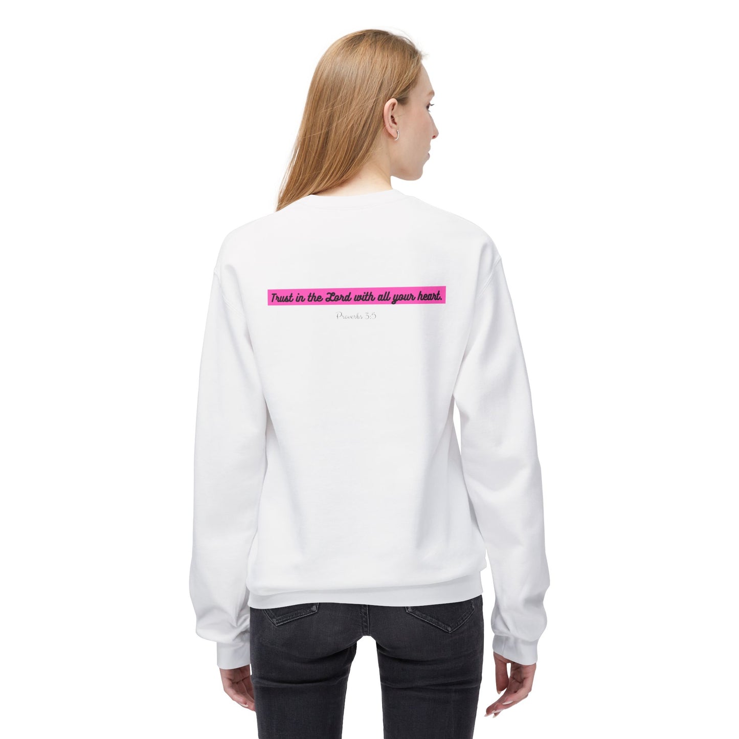 Proverbs 3:5 Fleece Crewneck Sweatshirt