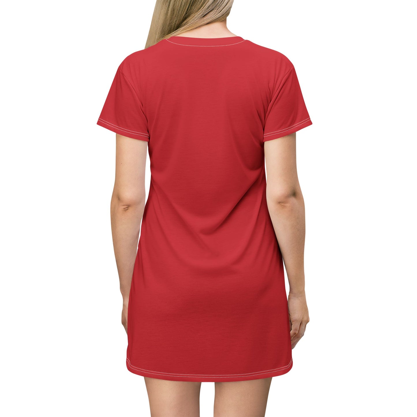 Rich Girl Era T-Shirt Dress Red