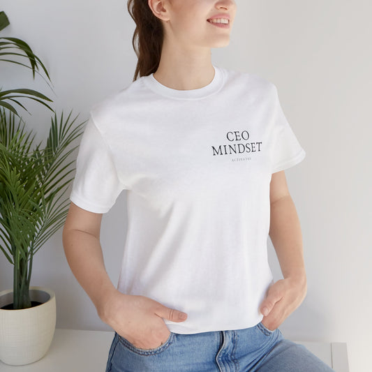 CEO Mindset  Jersey Short Sleeve Tee