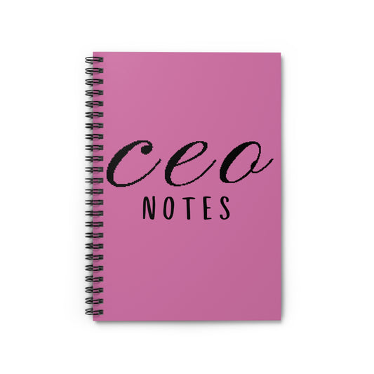 CEO Notes Light Pink