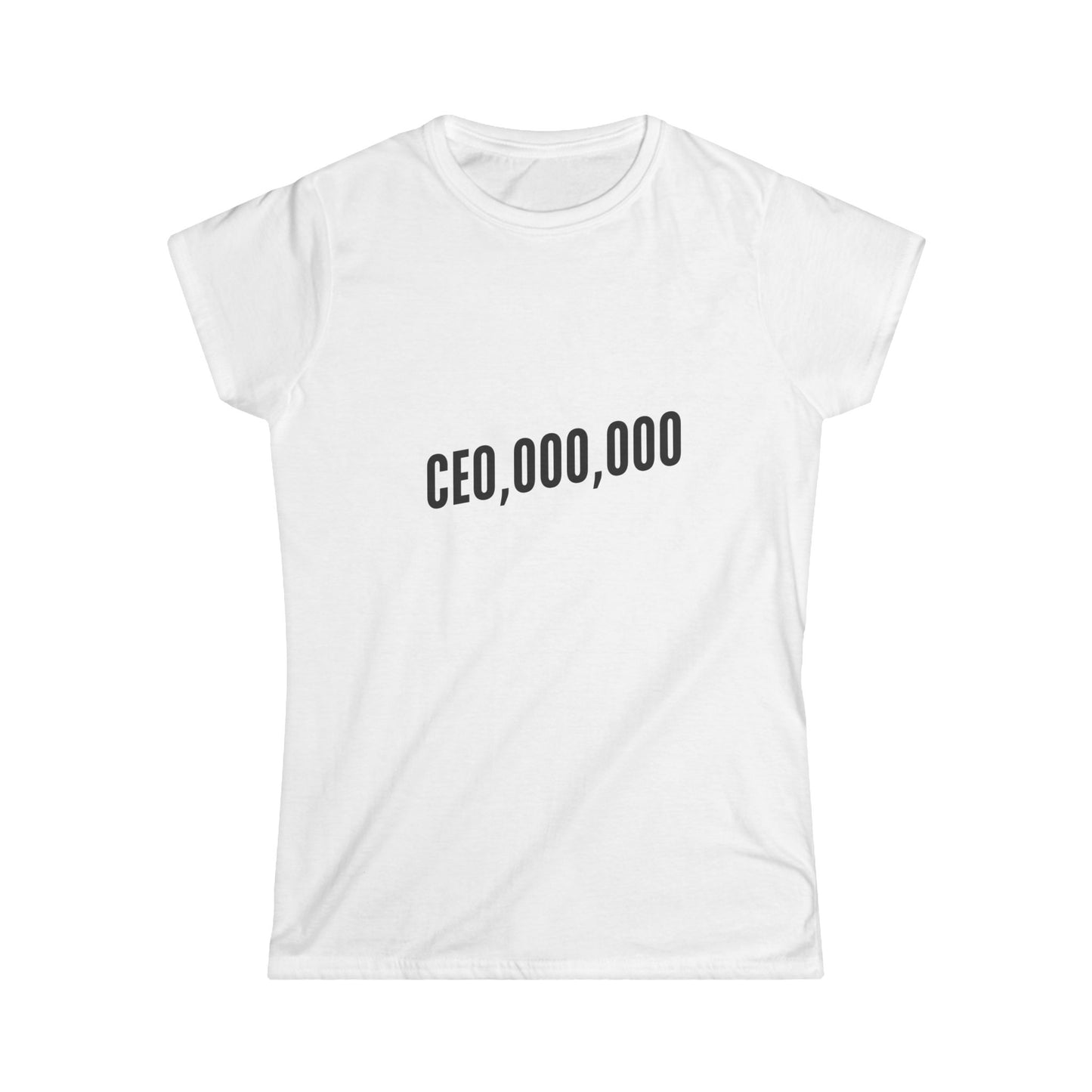 CEO Black Women's Softstyle Tee