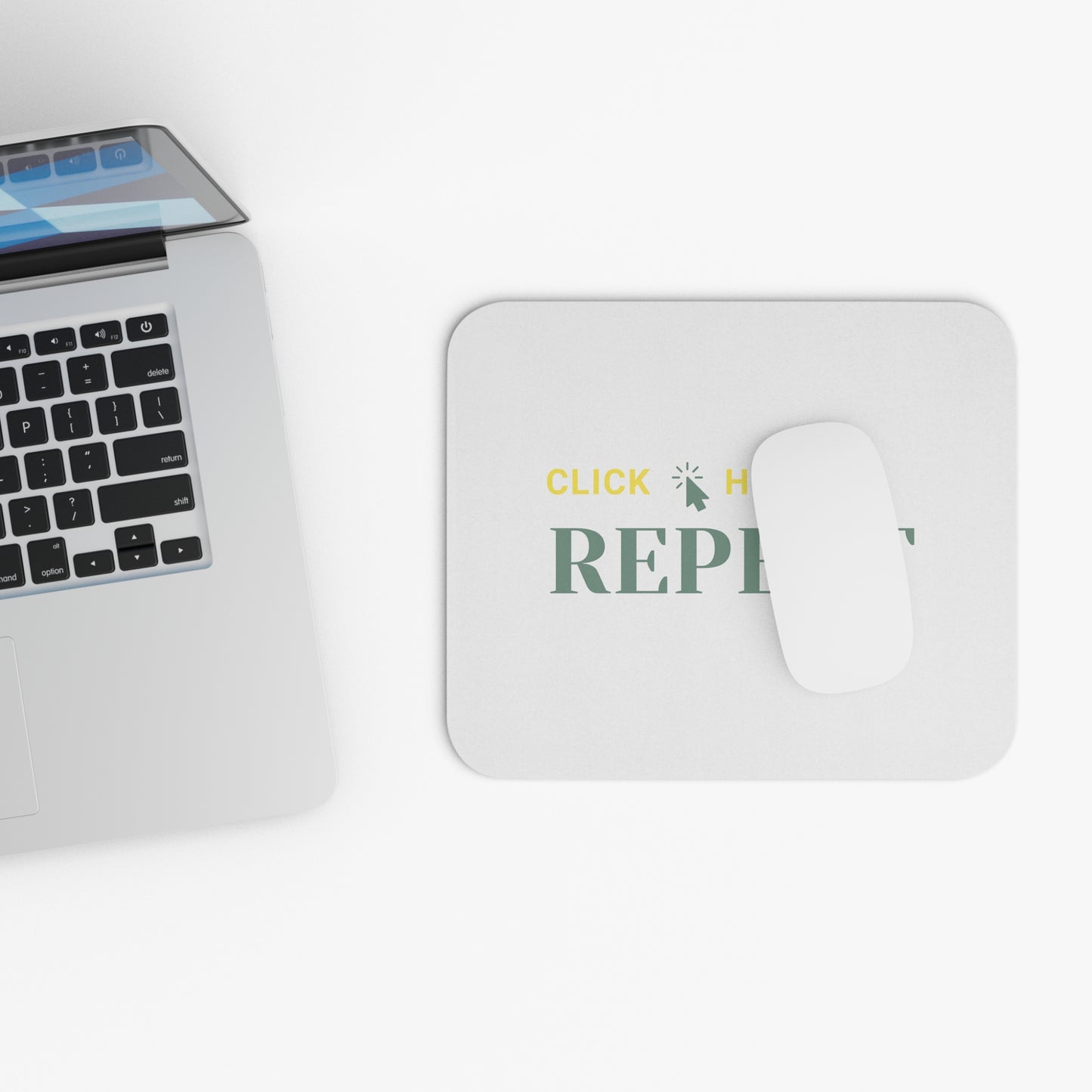 Click, Hustle, Repeat Mousepad